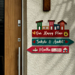Colorful House Name Plaques | Personalized
